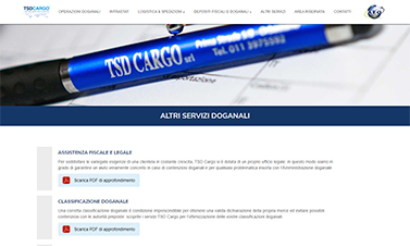 TSD Cargo srl | pagina interna